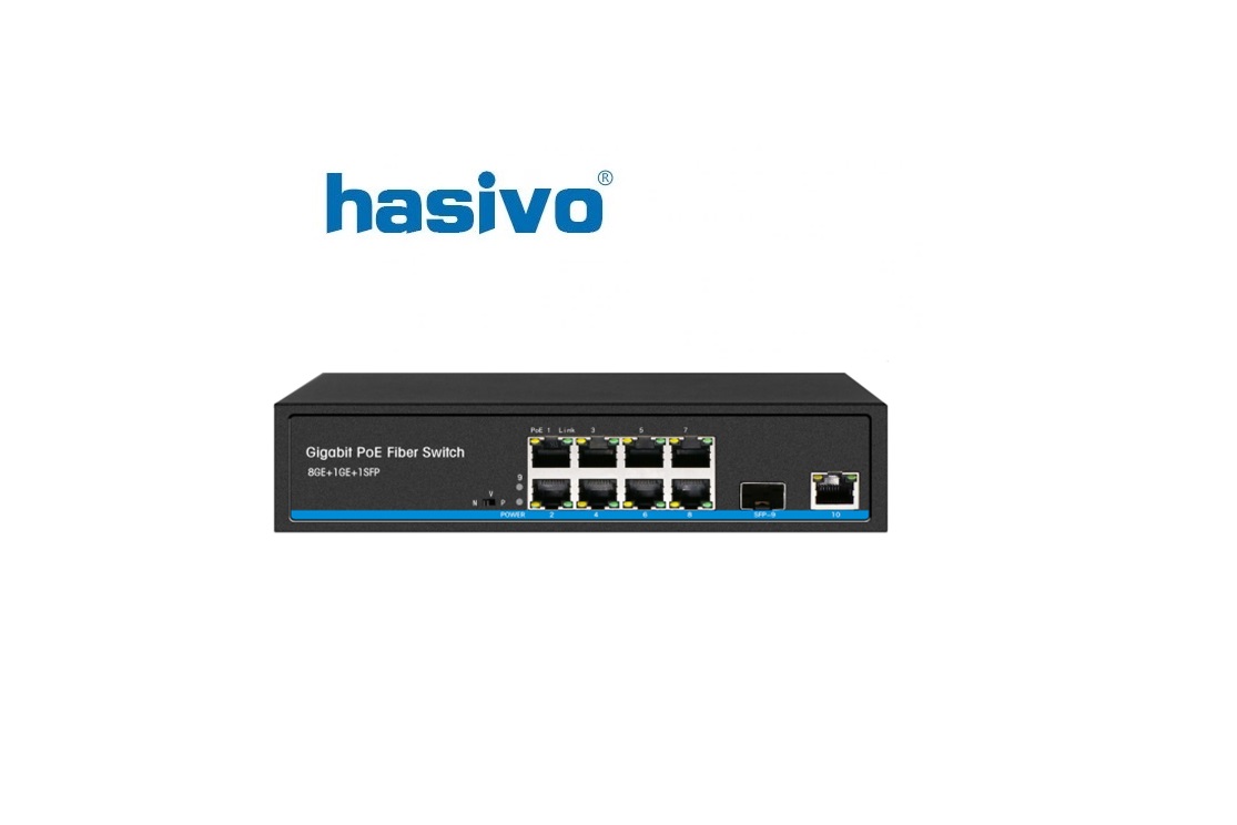 Switch PoE Hasivo S1200P-8G-1TS Switch PoE Hasivo S1200P-8G-1TS