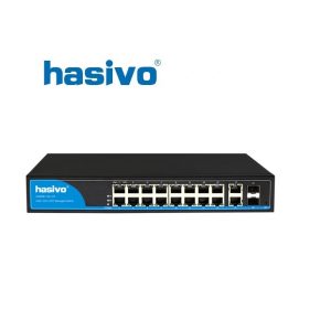 Switch PoE Hasivo S2600P-16G-2TS