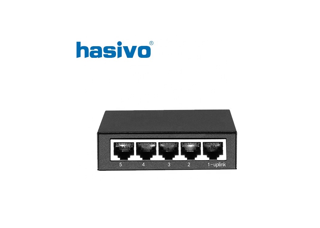 Switch mang 5 cong Hasivo S500-5G Switch mang 5 cong Hasivo S500-5G
