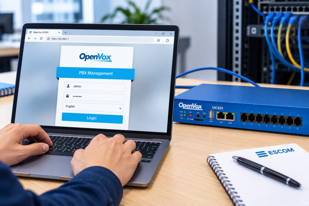 Hướng dẫn sử dụng IP-PBX OpenVox UC501-UC500-UC300