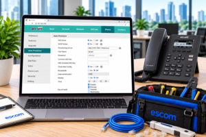 Hướng dẫn cấu hình SIP – Điện thoại IP Atcom D2x và D3x series