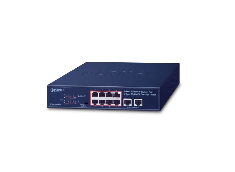 Switch-PoE-8-port-Planet_FSD-1008HP Switch-PoE-8-port-Planet_FSD-1008HP