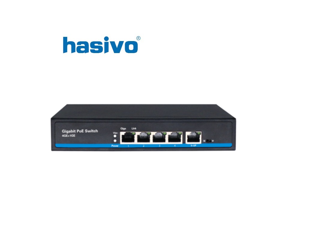 Unmanaged-Switch-Gigabit-PoE-HASIVO-S600P-4G-1G Unmanaged-Switch-Gigabit-PoE-HASIVO-S600P-4G-1G