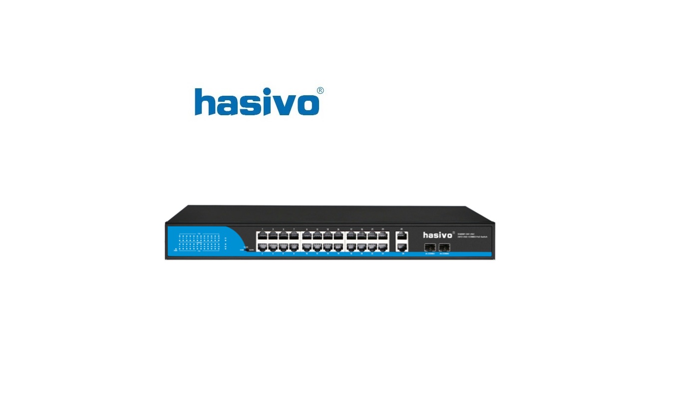 Unmanaged-Switch-PoE-HASIVO-S5800P-24F-2GC Unmanaged-Switch-PoE-HASIVO-S5800P-24F-2GC