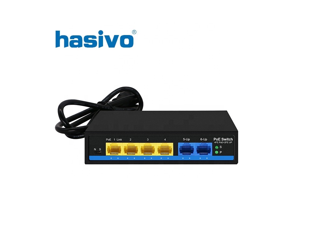 Unmanaged-Switch-PoE-HASIVO-S600P-4F-2F-SE Unmanaged-Switch-PoE-HASIVO-S600P-4F-2F-SE