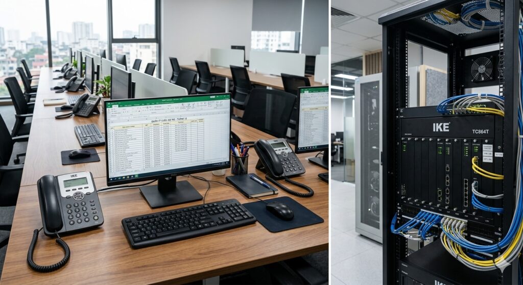 Tổng đài điện thoại PABX và IP PBX