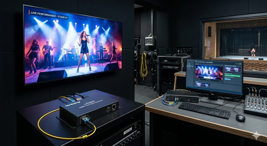 Bộ chuyển đổi 4K-60Hz HDMI sang quang cho nghe nhìn Pro A.V