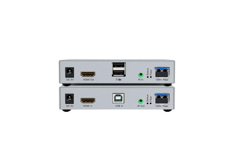 Bộ kéo dài HDMI qua cáp quang DTECH DT-7059 Bộ kéo dài HDMI qua cáp quang DTECH DT-7059