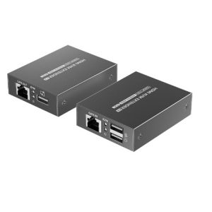 Bộ mở rộng 4K HDMI KVM qua cáp mạng (40m) Lenkeng LKV372KVM-P