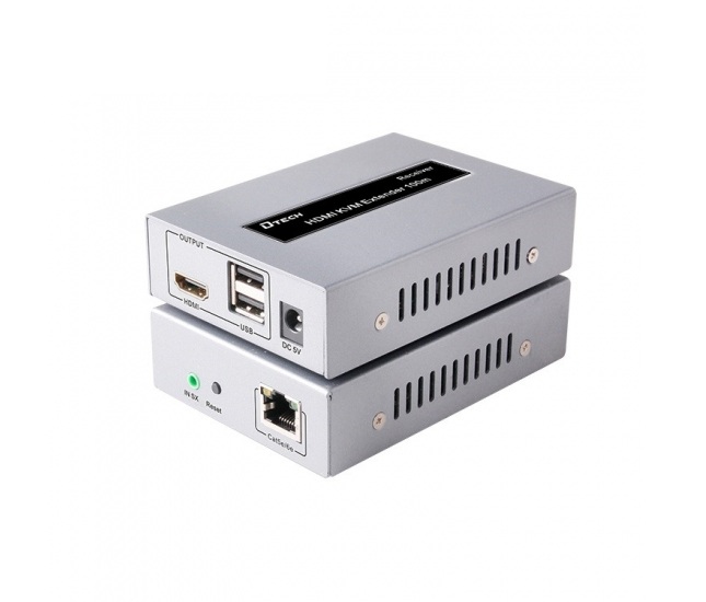 bộ chuyển đổi HDMI USB-KVM sang LAN DTECH DT-7054A bộ chuyển đổi HDMI USB-KVM sang LAN DTECH DT-7054A