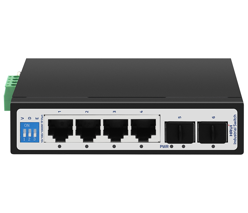 Switch Công Nghiệp 6 Cổng Gigabit HRUI HR500-SWG1042S