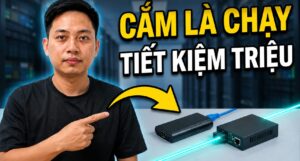 giải pháp kết hợp bộ HDMI qua LAN 4K60Hz và cáp quang